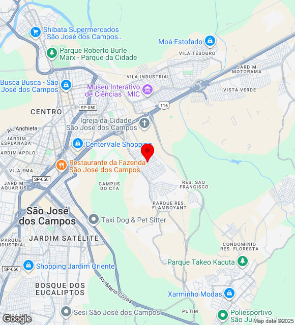 Mapa da localização
