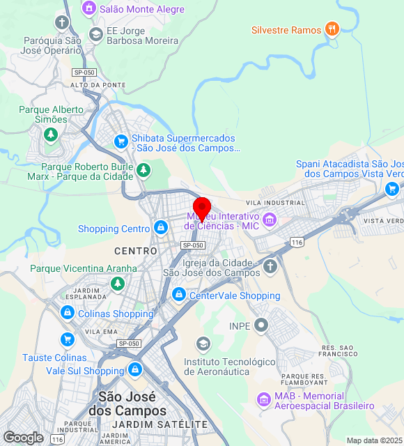 Mapa da localização