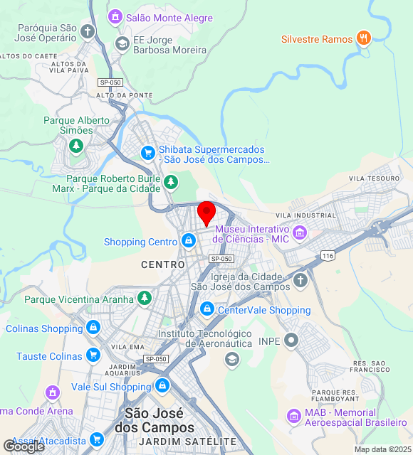 Mapa da localização