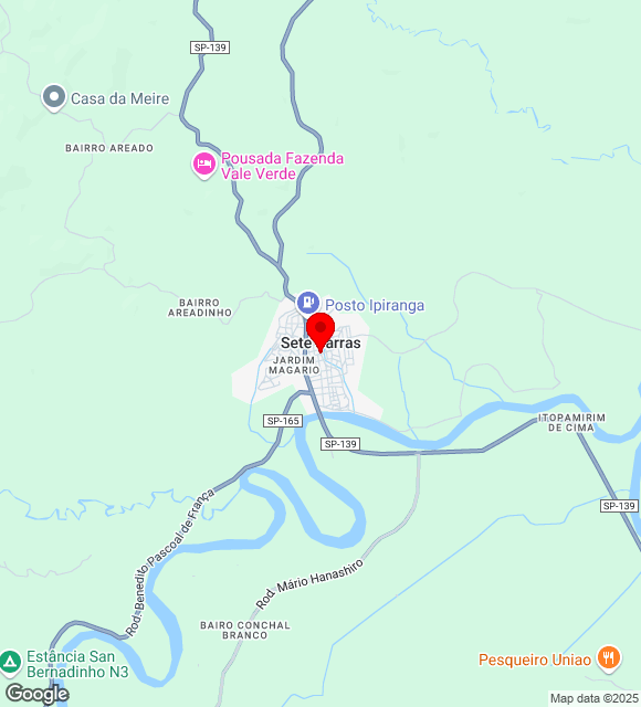 Mapa da localização