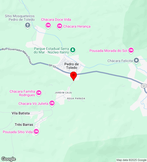 Mapa da localização