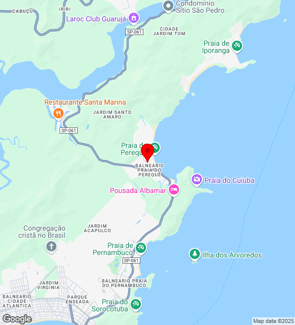 Mapa da localização