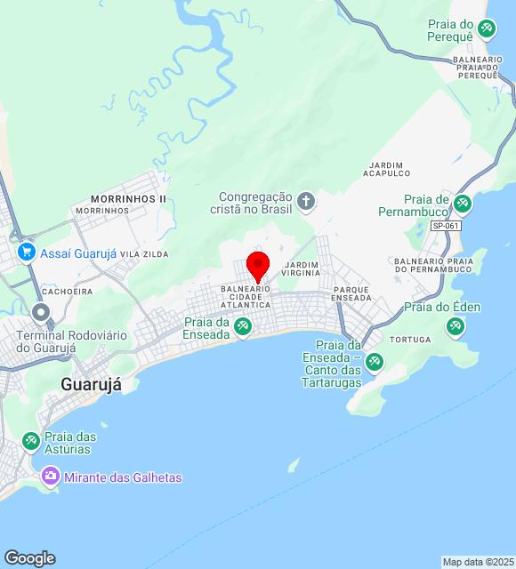 Mapa da localização