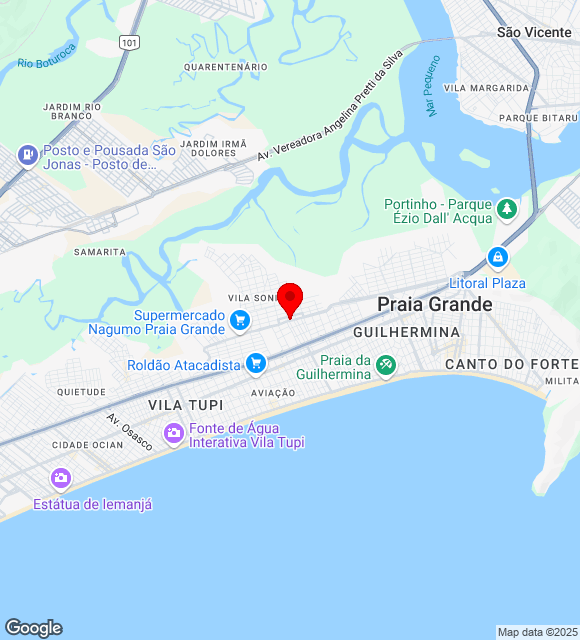 Mapa da localização