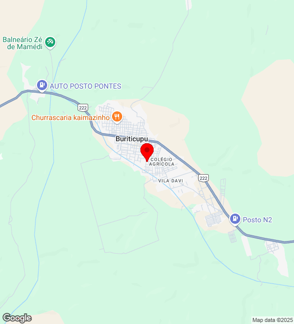Mapa da localização