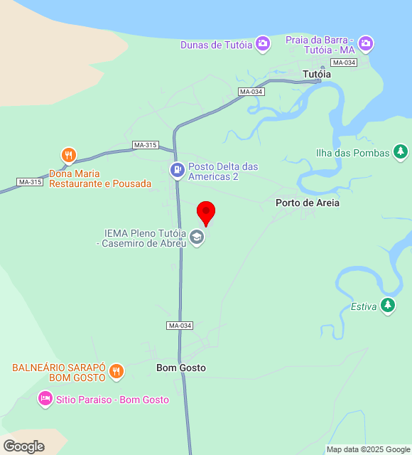 Mapa da localização