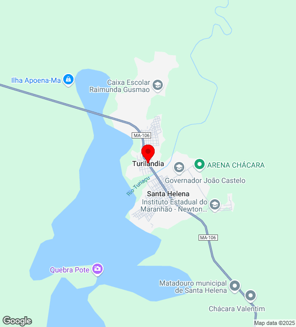 Mapa da localização