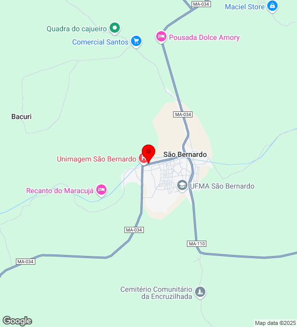 Mapa da localização