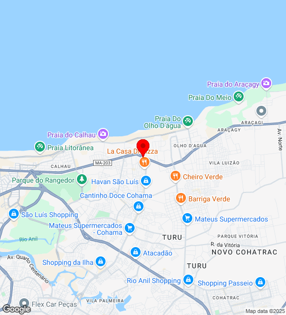 Mapa da localização