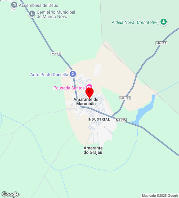 Mapa da localização