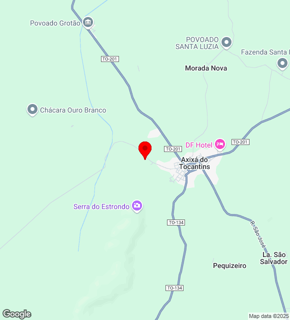 Mapa da localização