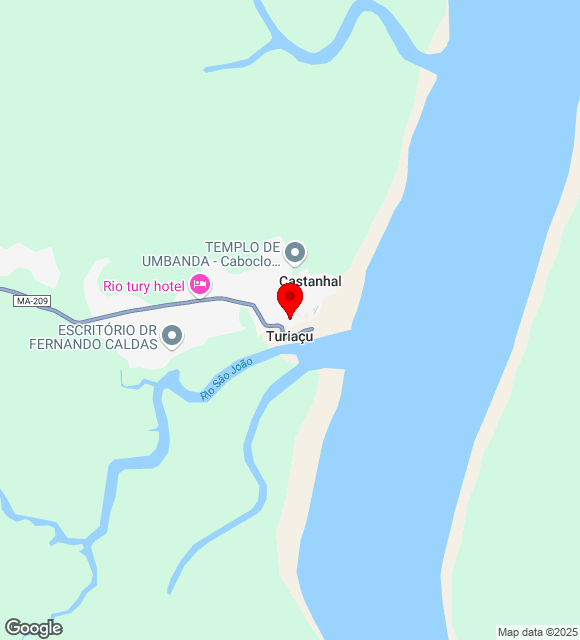 Mapa da localização