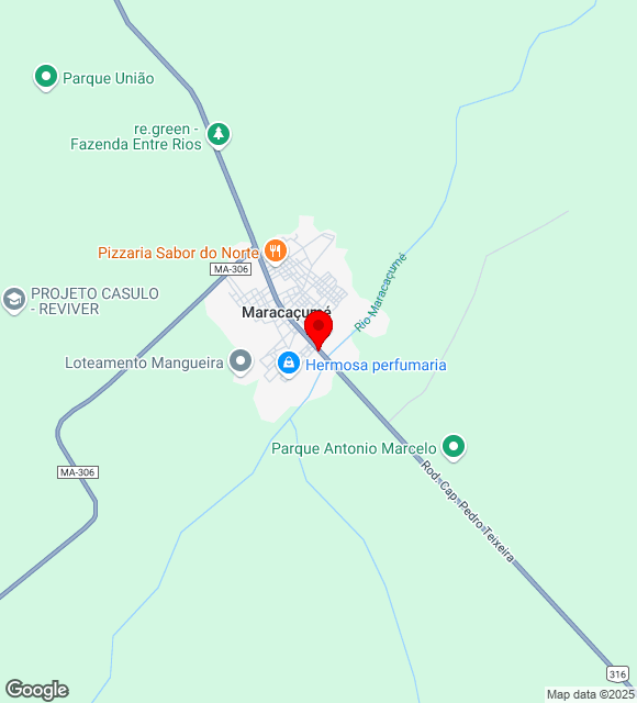 Mapa da localização