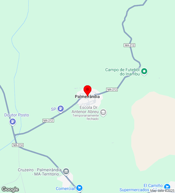 Mapa da localização