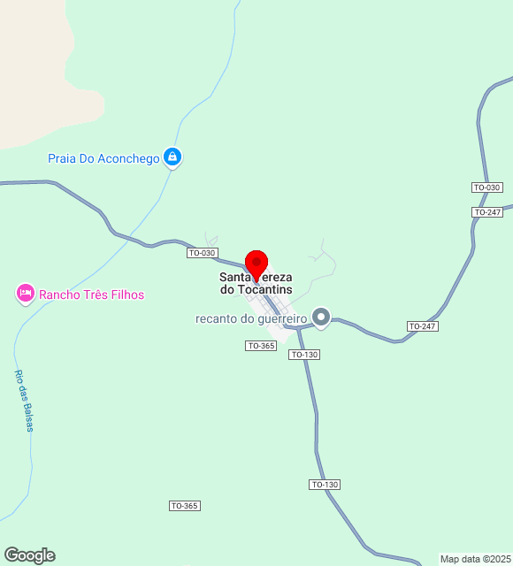 Mapa da localização
