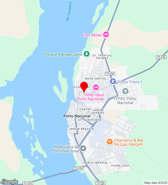Mapa da localização