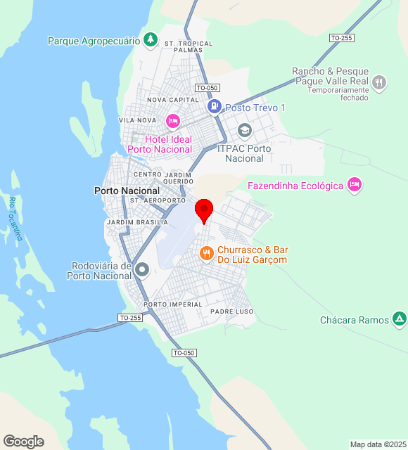 Mapa da localização