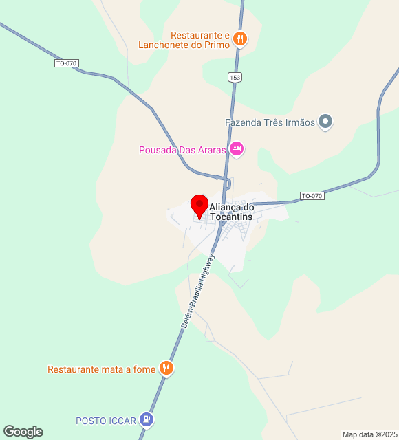 Mapa da localização