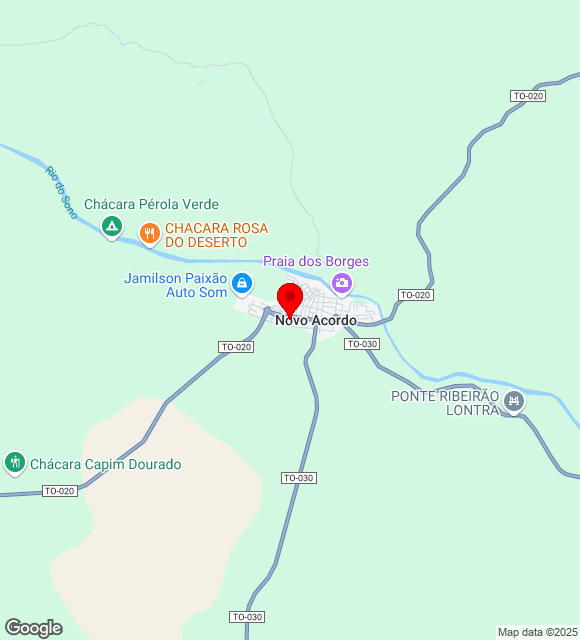 Mapa da localização