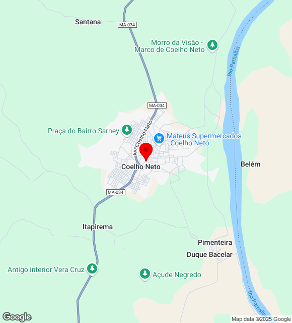 Mapa da localização