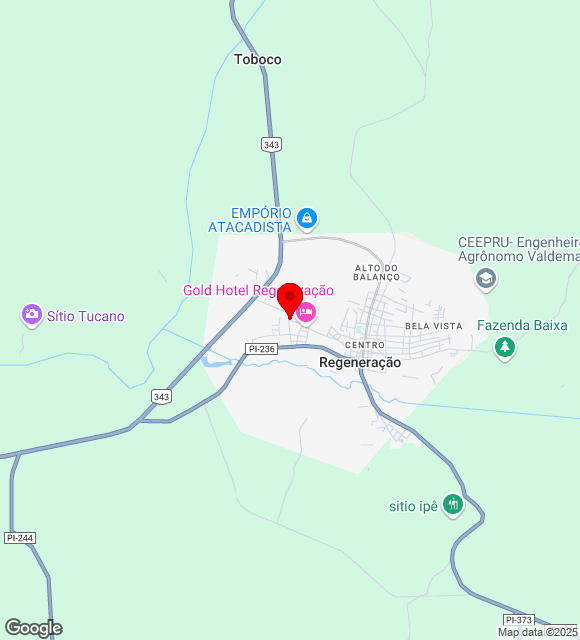 Mapa da localização