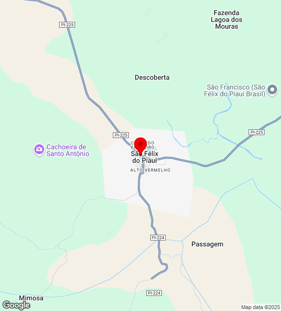 Mapa da localização