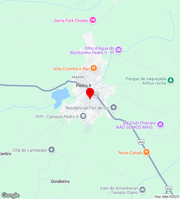 Mapa da localização