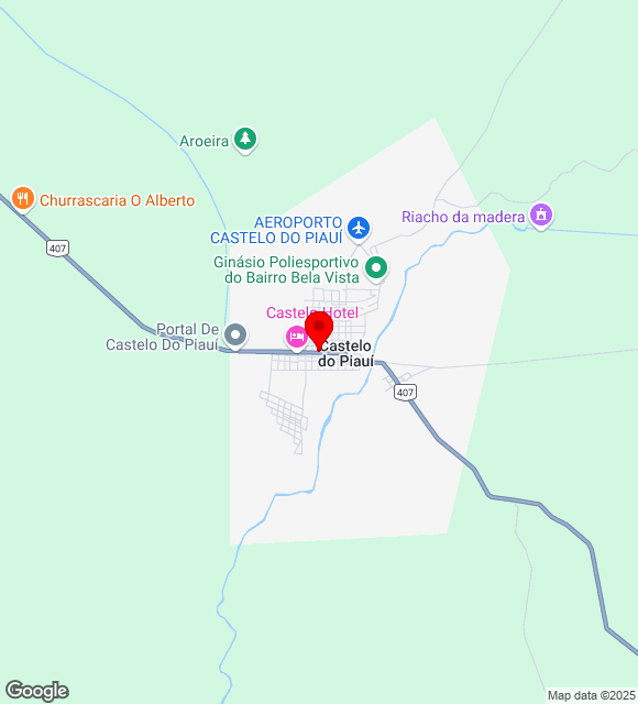 Mapa da localização