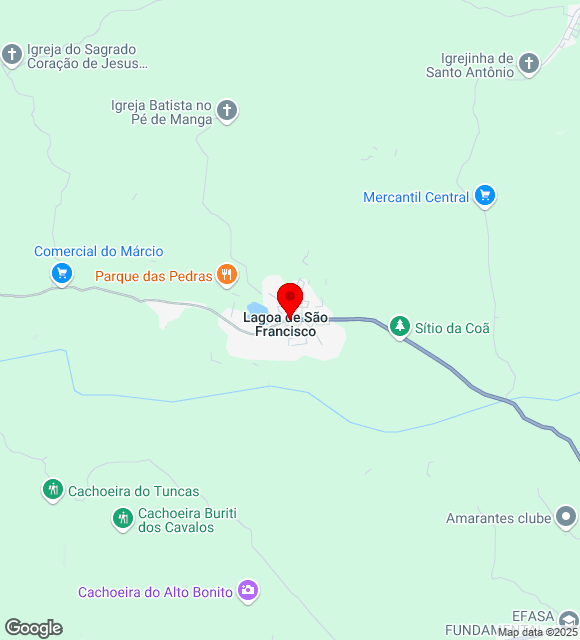 Mapa da localização