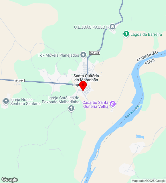 Mapa da localização
