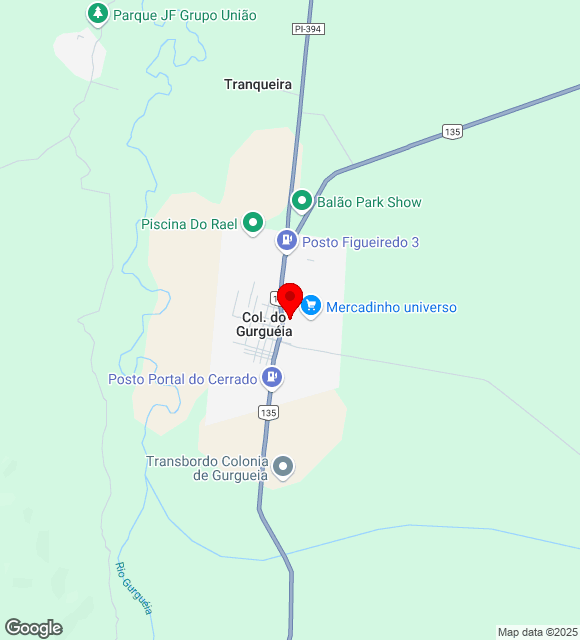 Mapa da localização