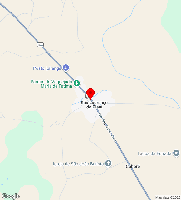 Mapa da localização