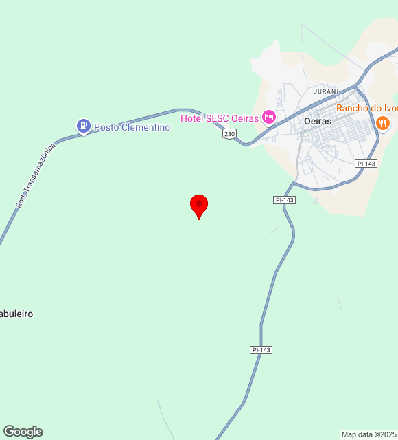 Mapa da localização