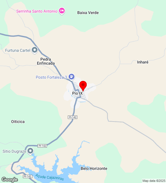 Mapa da localização