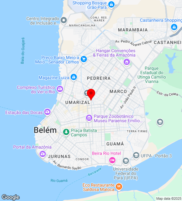 Mapa da localização