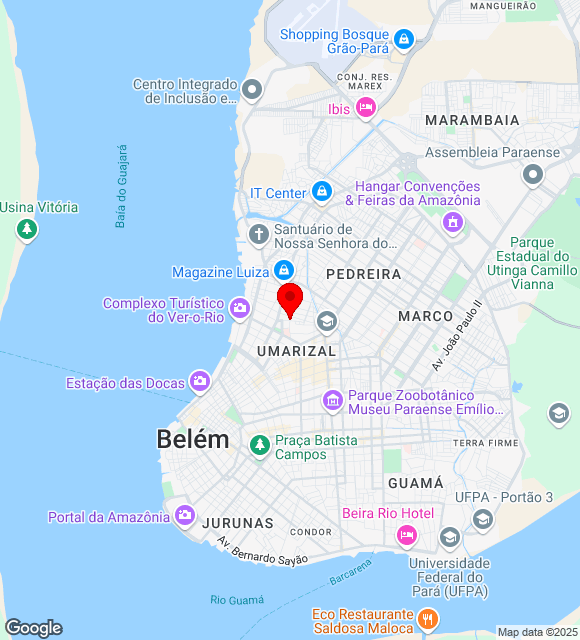Mapa da localização