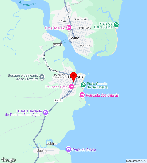 Mapa da localização