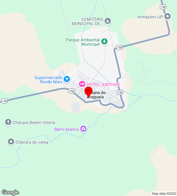 Mapa da localização