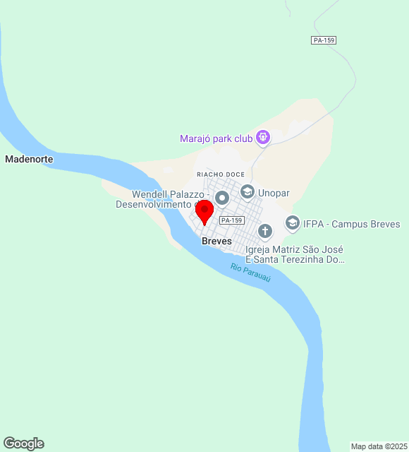 Mapa da localização