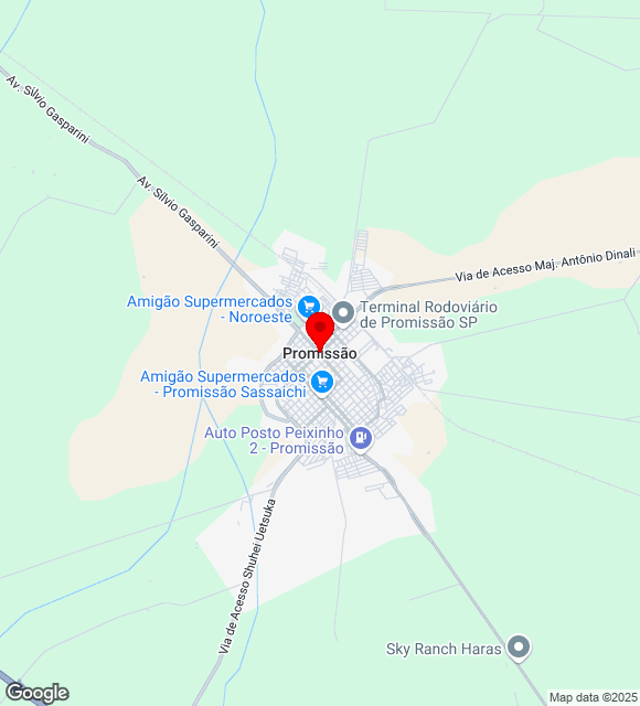 Mapa da localização