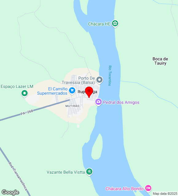 Mapa da localização