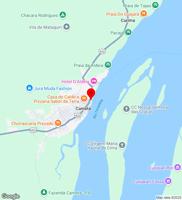 Mapa da localização