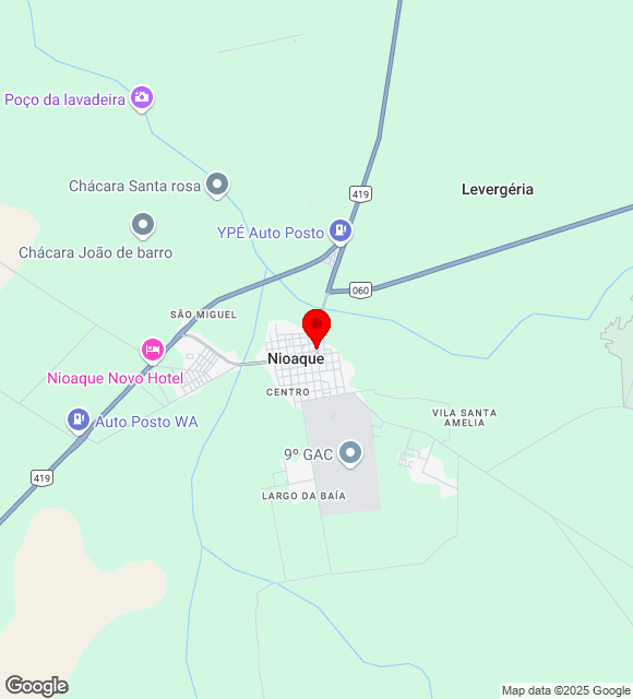 Mapa da localização