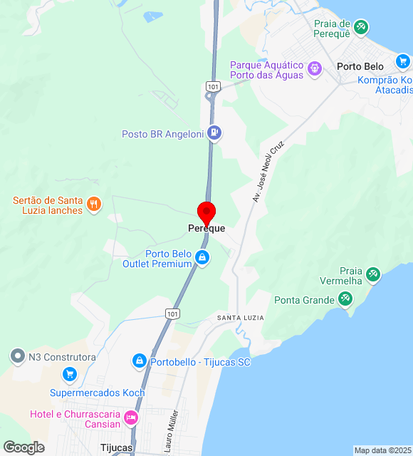 Mapa da localização