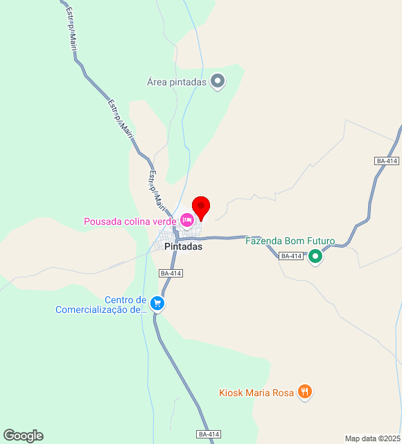 Mapa da localização