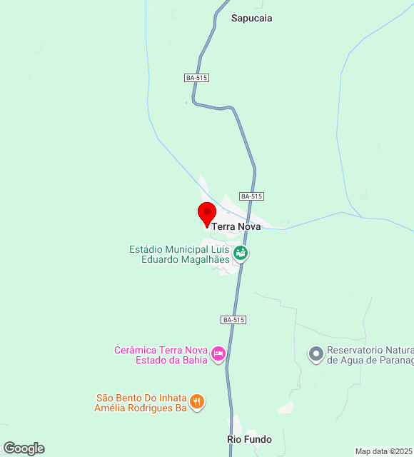 Mapa da localização