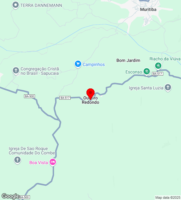 Mapa da localização