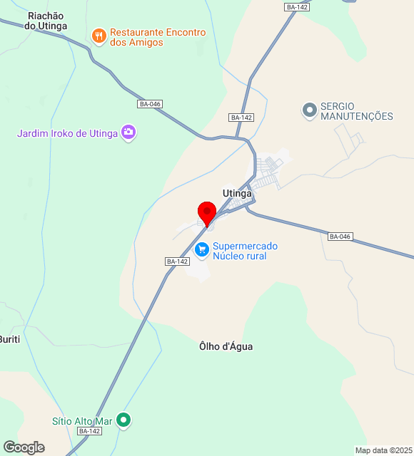 Mapa da localização