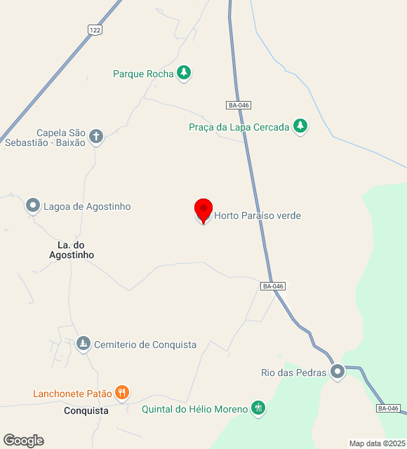 Mapa da localização