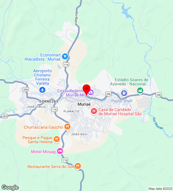 Mapa da localização